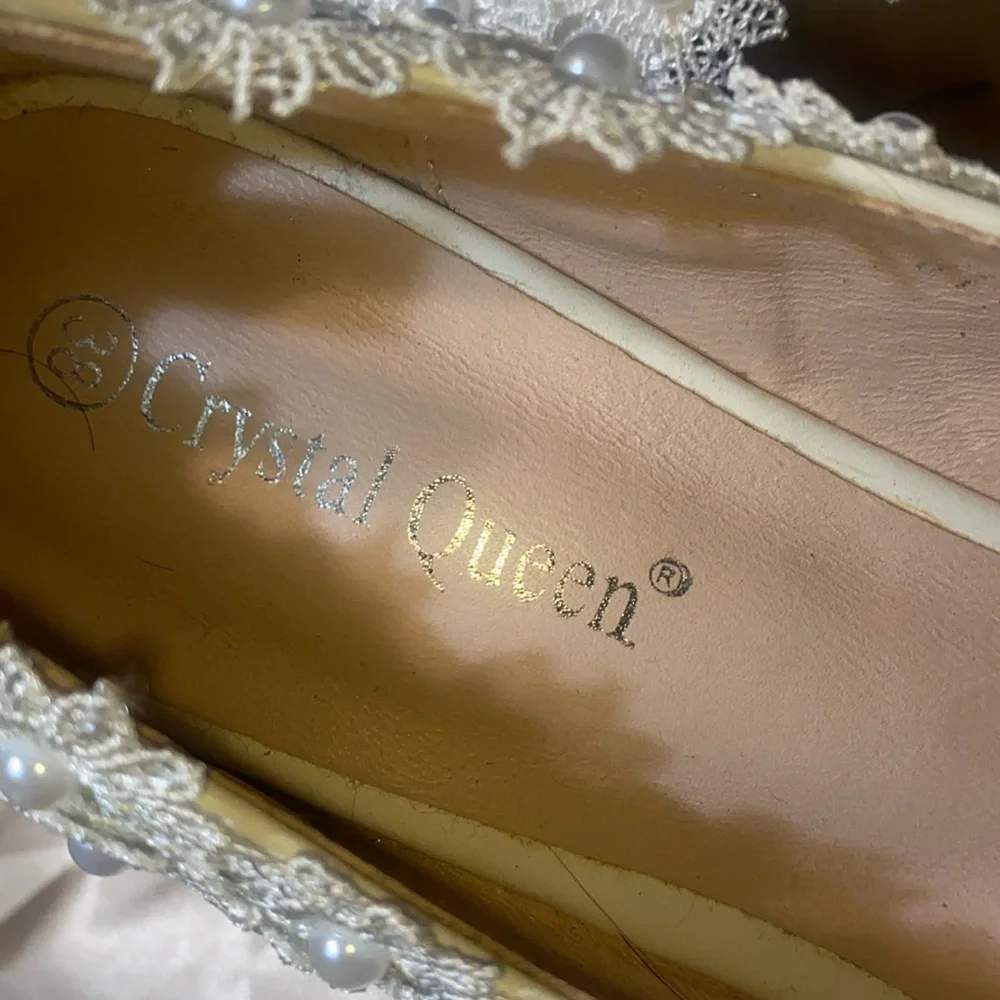 Crystal Queen wedding or prom shoes or anything you want them to be! Size 38 - Picture 3 of 8